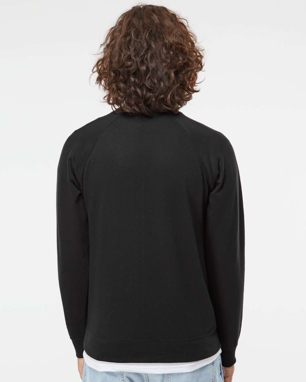 no-logo Independent Trading Co. Icon Unisex Lightweight Loopback Terry Crewneck Sweatshirt-Fleece-Independent Trading Co.-Thread Logic