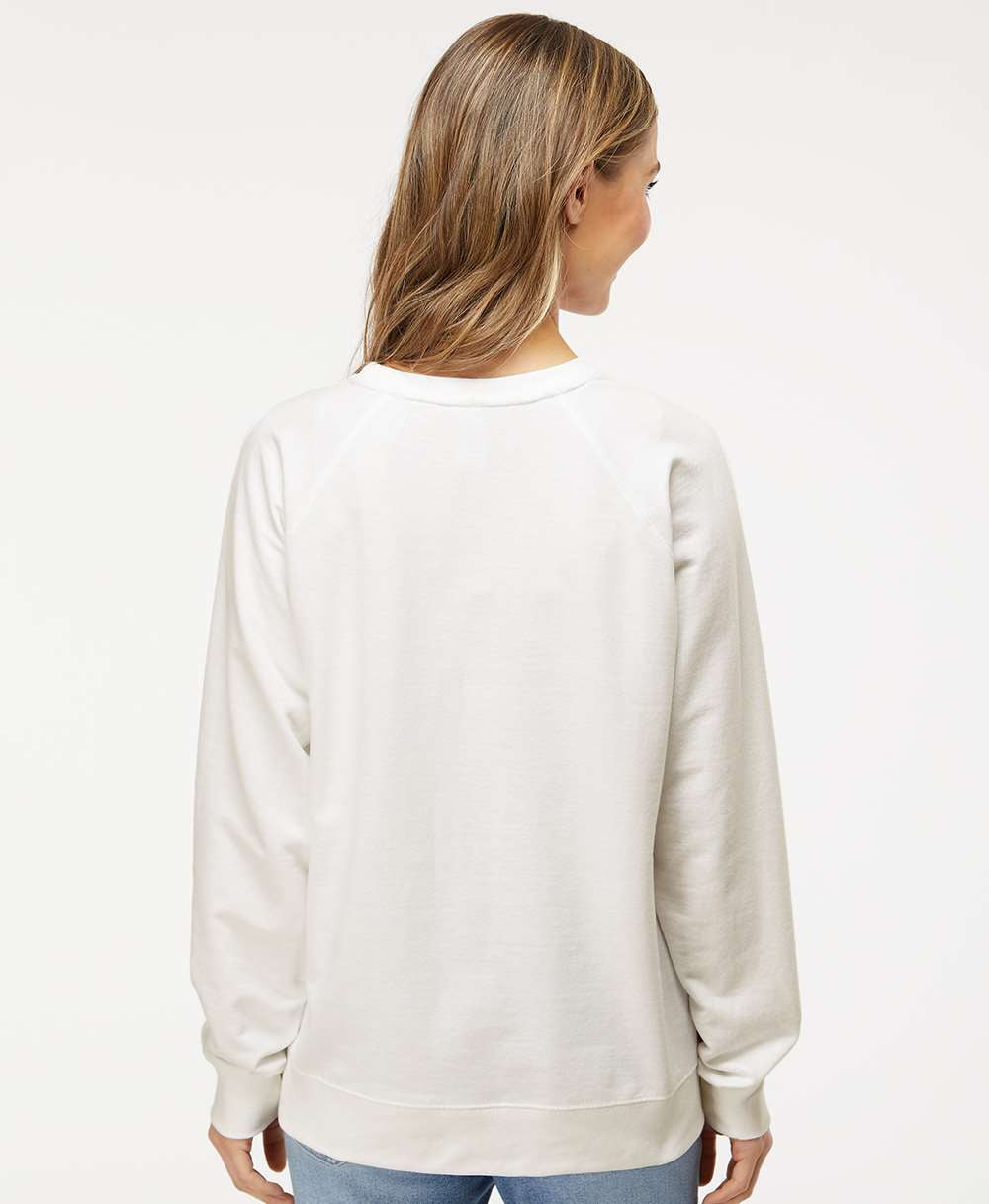 no-logo Independent Trading Co. Icon Unisex Lightweight Loopback Terry Crewneck Sweatshirt-Fleece-Independent Trading Co.-Thread Logic