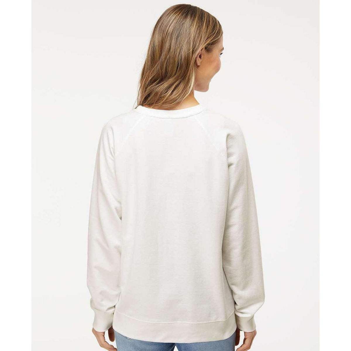 no-logo Independent Trading Co. Icon Unisex Lightweight Loopback Terry Crewneck Sweatshirt-Fleece-Independent Trading Co.-Thread Logic