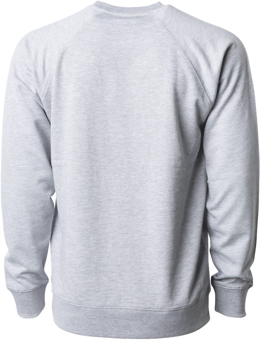 no-logo Independent Trading Co. Icon Unisex Lightweight Loopback Terry Crewneck Sweatshirt-Fleece-Independent Trading Co.-Thread Logic