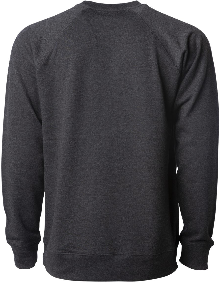 no-logo Independent Trading Co. Icon Unisex Lightweight Loopback Terry Crewneck Sweatshirt-Fleece-Independent Trading Co.-Thread Logic