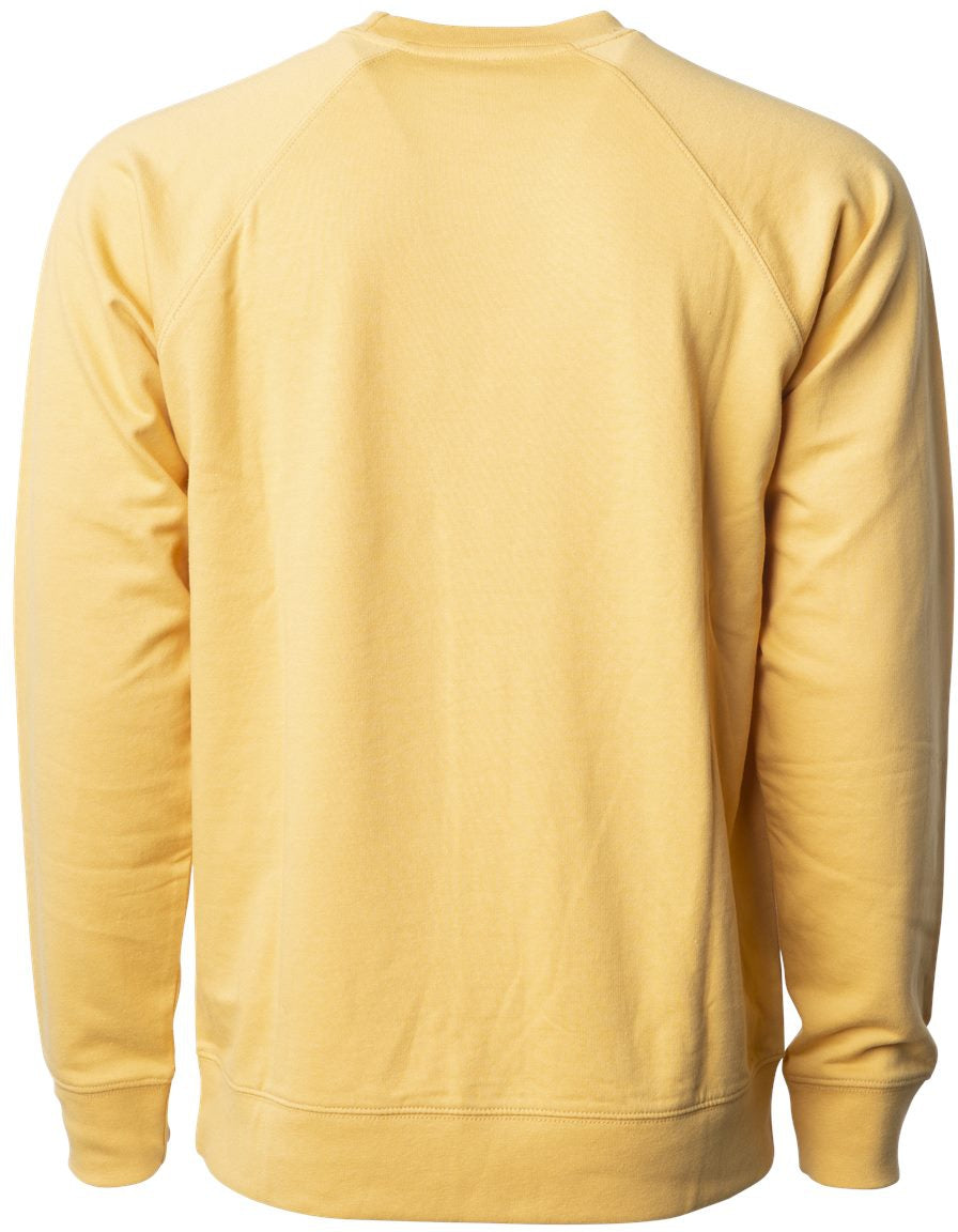 no-logo Independent Trading Co. Icon Unisex Lightweight Loopback Terry Crewneck Sweatshirt-Fleece-Independent Trading Co.-Thread Logic