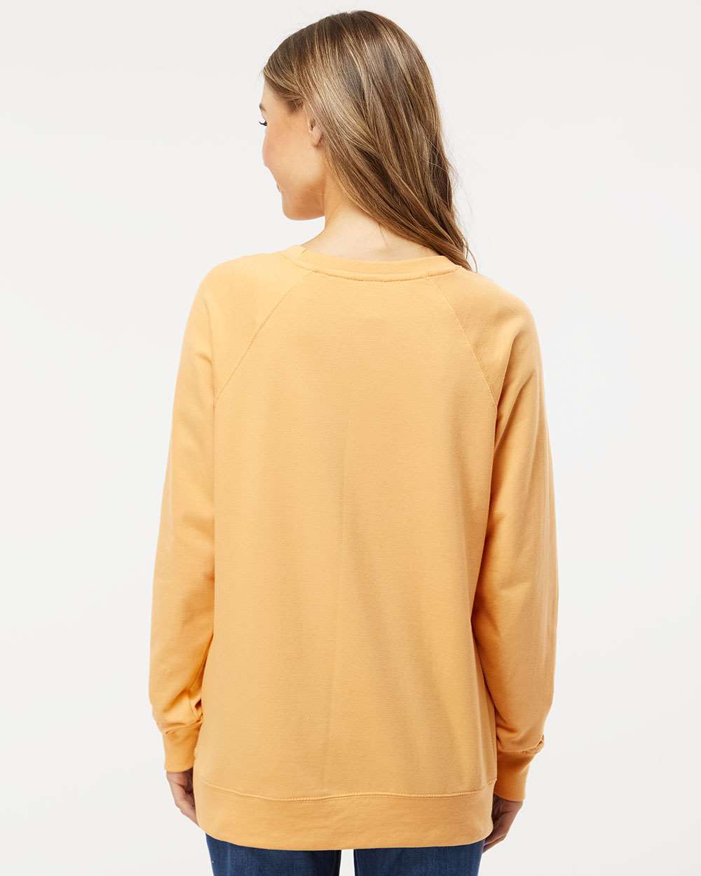 no-logo Independent Trading Co. Icon Unisex Lightweight Loopback Terry Crewneck Sweatshirt-Fleece-Independent Trading Co.-Thread Logic