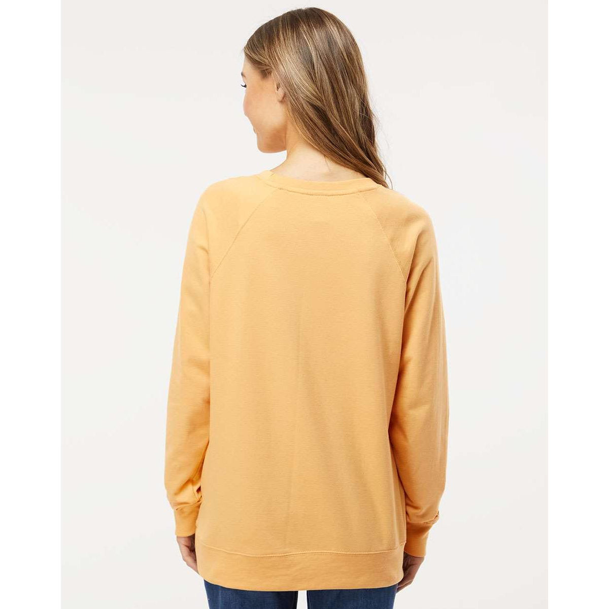 no-logo Independent Trading Co. Icon Unisex Lightweight Loopback Terry Crewneck Sweatshirt-Fleece-Independent Trading Co.-Thread Logic