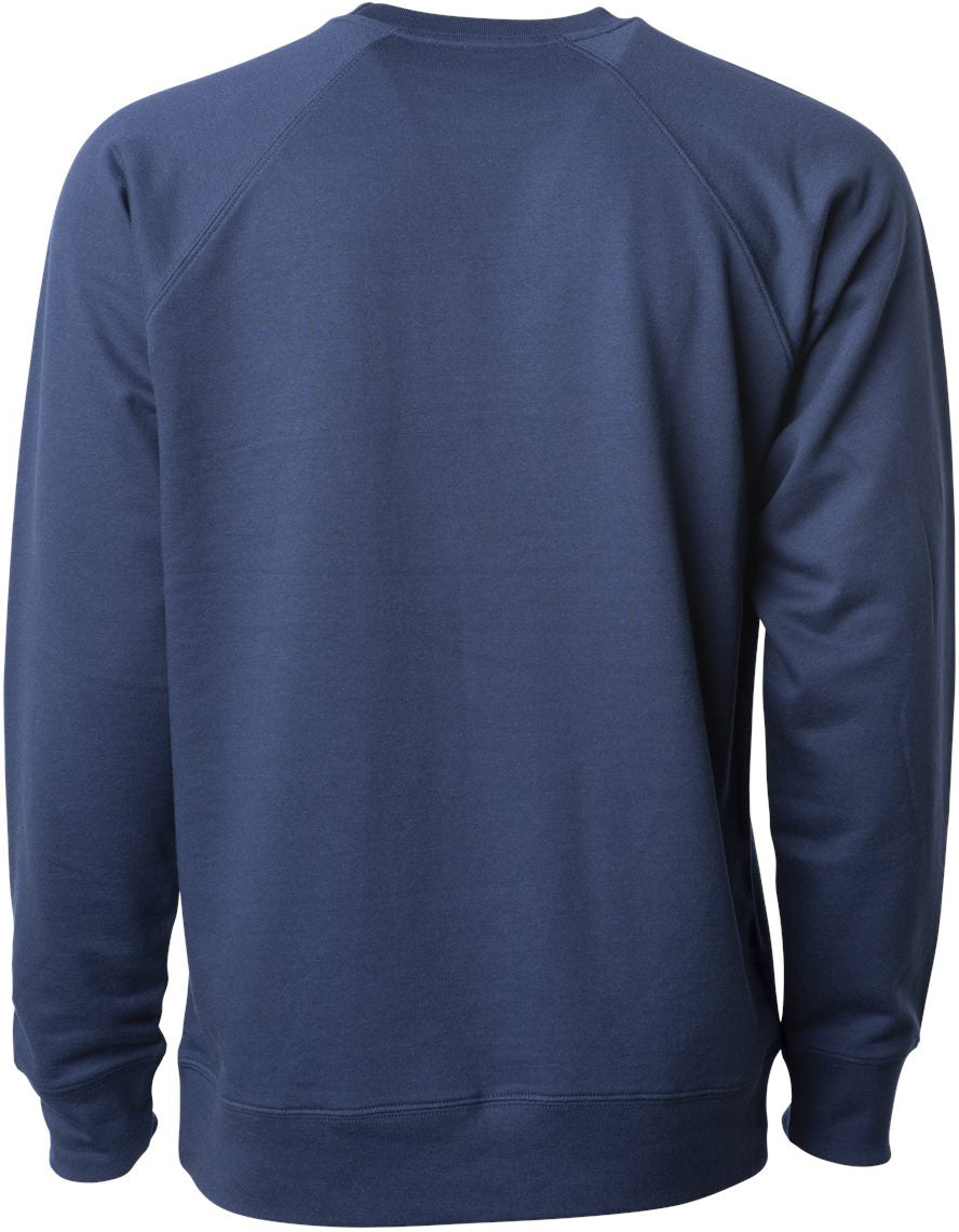 no-logo Independent Trading Co. Icon Unisex Lightweight Loopback Terry Crewneck Sweatshirt-Fleece-Independent Trading Co.-Thread Logic