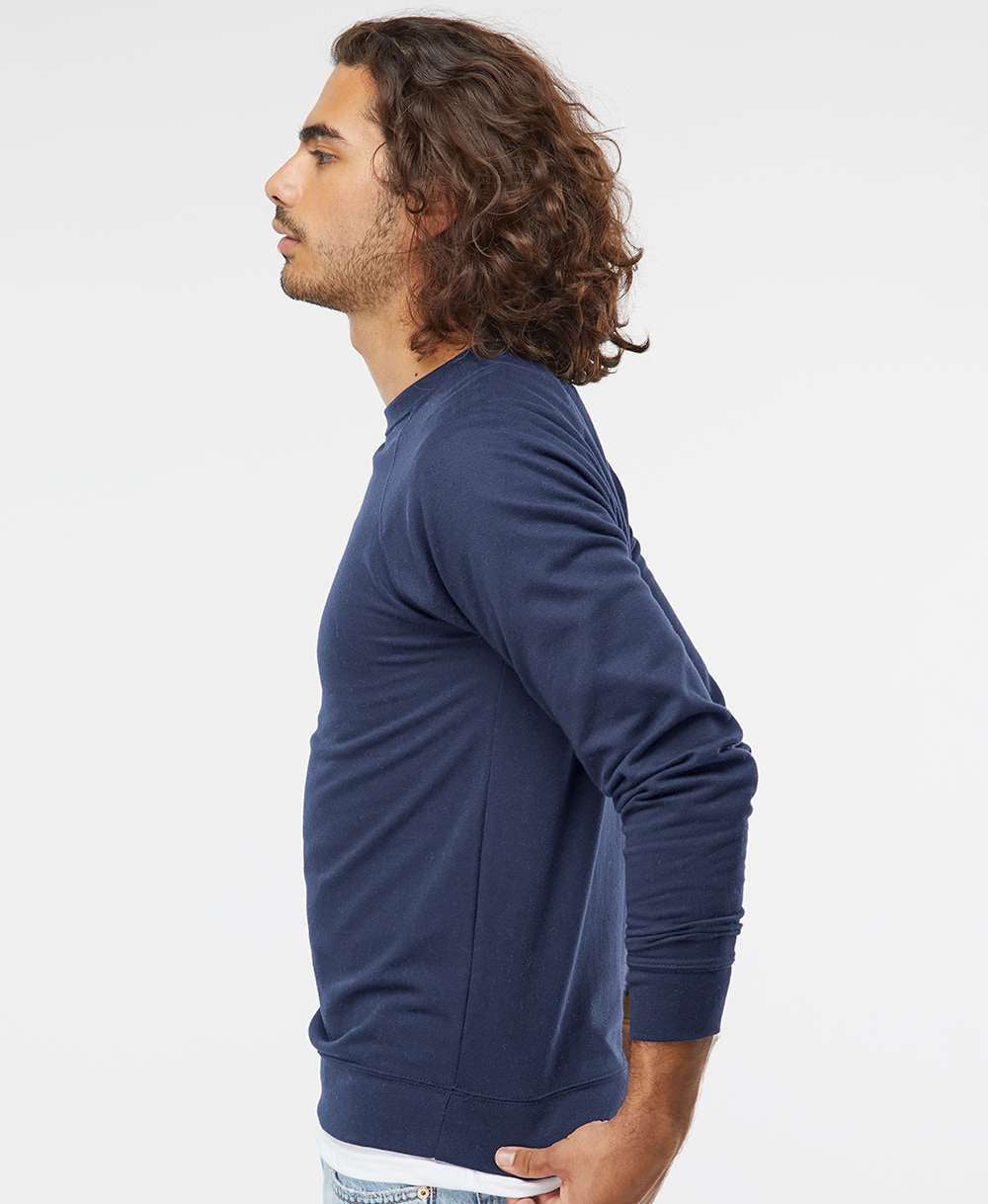 no-logo Independent Trading Co. Icon Unisex Lightweight Loopback Terry Crewneck Sweatshirt-Fleece-Independent Trading Co.-Thread Logic