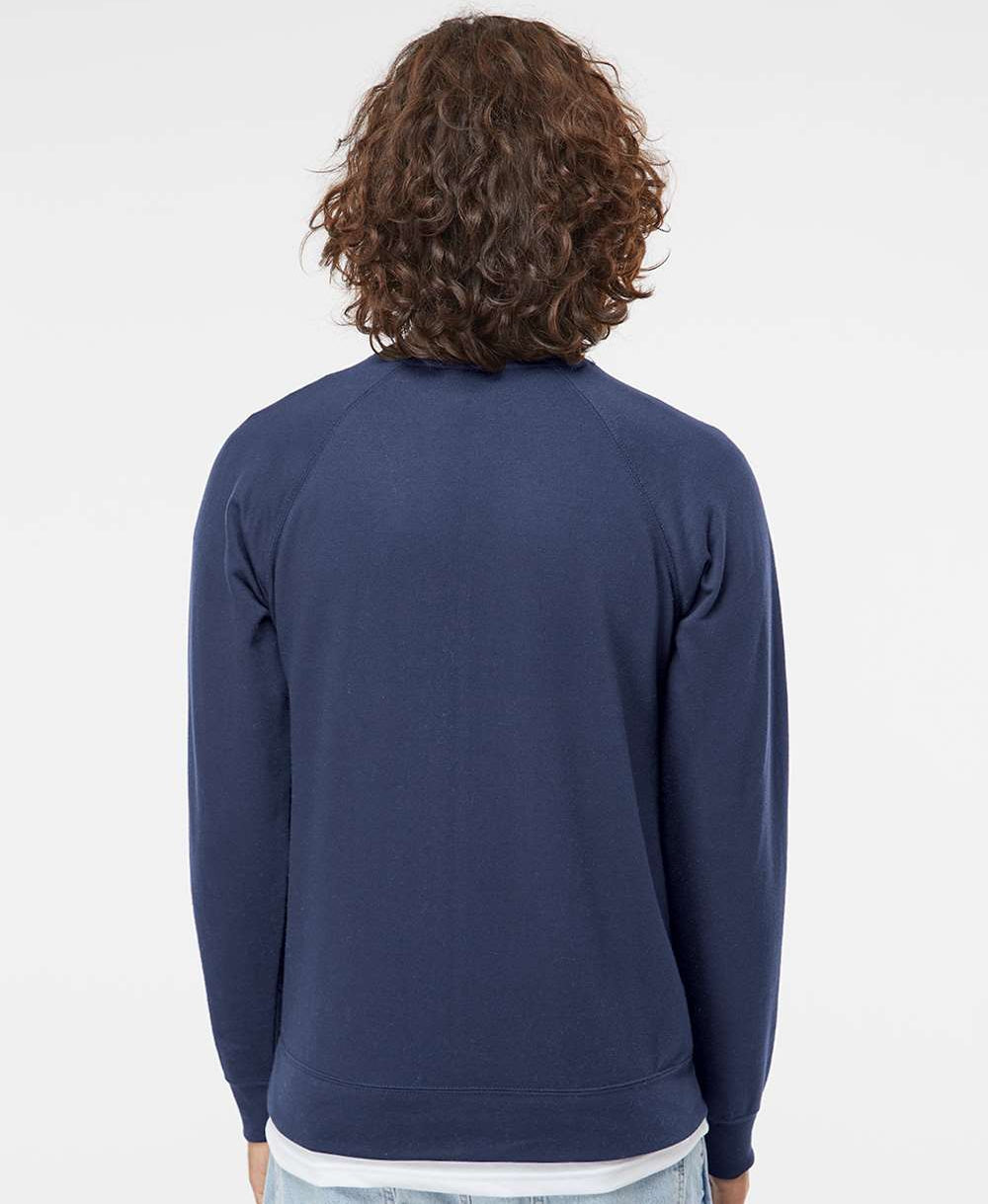 no-logo Independent Trading Co. Icon Unisex Lightweight Loopback Terry Crewneck Sweatshirt-Fleece-Independent Trading Co.-Thread Logic