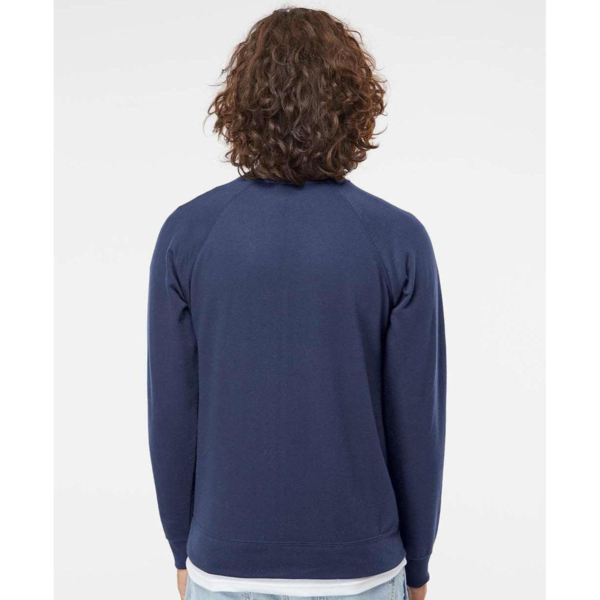 no-logo Independent Trading Co. Icon Unisex Lightweight Loopback Terry Crewneck Sweatshirt-Fleece-Independent Trading Co.-Thread Logic
