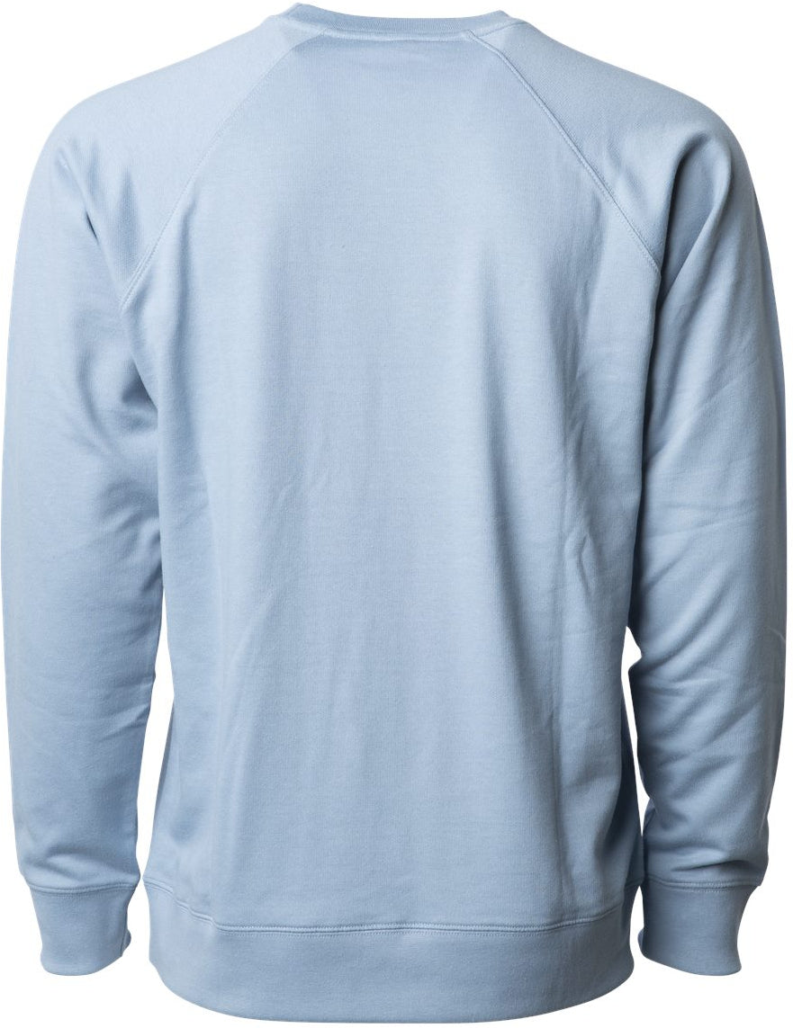 no-logo Independent Trading Co. Icon Unisex Lightweight Loopback Terry Crewneck Sweatshirt-Fleece-Independent Trading Co.-Thread Logic
