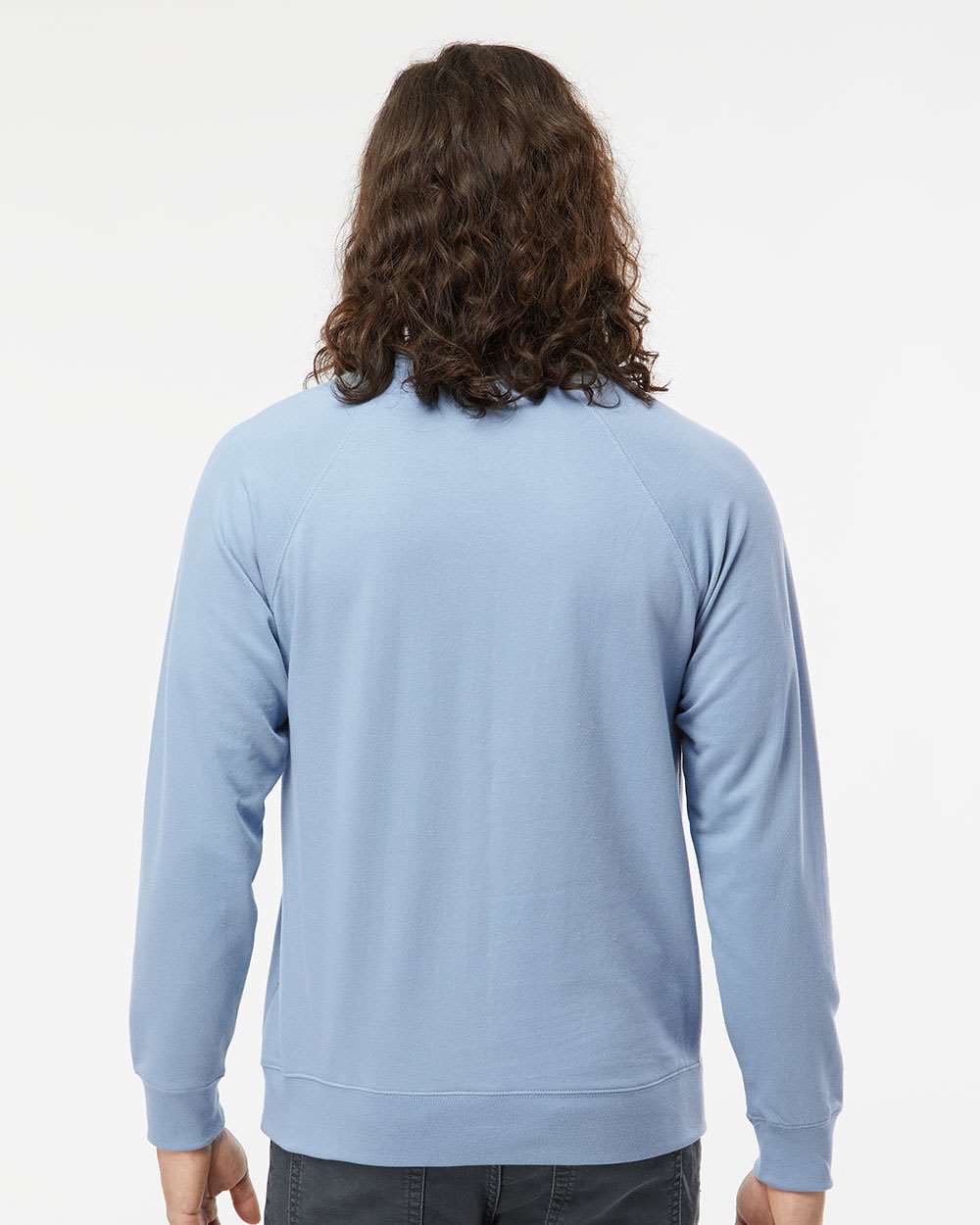 no-logo Independent Trading Co. Icon Unisex Lightweight Loopback Terry Crewneck Sweatshirt-Fleece-Independent Trading Co.-Thread Logic
