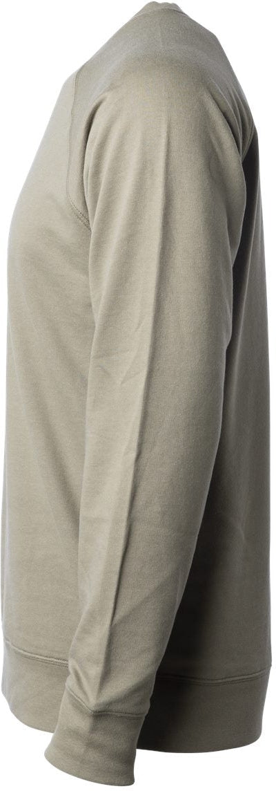 no-logo Independent Trading Co. Icon Unisex Lightweight Loopback Terry Crewneck Sweatshirt-Fleece-Independent Trading Co.-Thread Logic