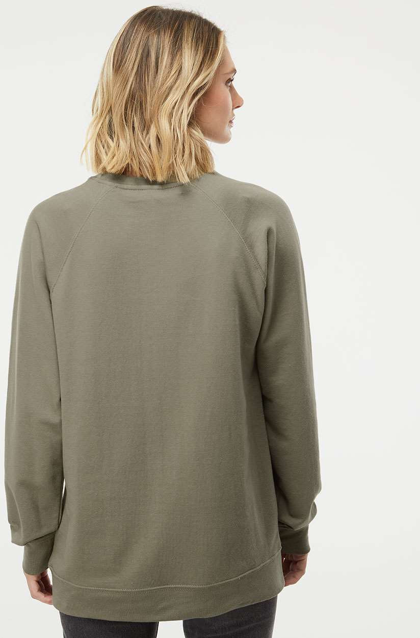 no-logo Independent Trading Co. Icon Unisex Lightweight Loopback Terry Crewneck Sweatshirt-Fleece-Independent Trading Co.-Thread Logic