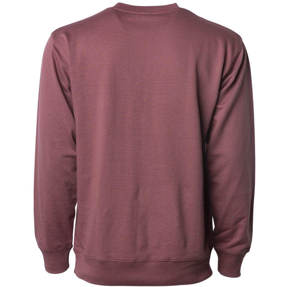 no-logo Independent Trading Co. Icon Unisex Lightweight Loopback Terry Crewneck Sweatshirt-Fleece-Independent Trading Co.-Thread Logic