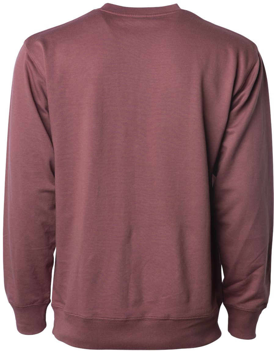 no-logo Independent Trading Co. Icon Unisex Lightweight Loopback Terry Crewneck Sweatshirt-Fleece-Independent Trading Co.-Thread Logic