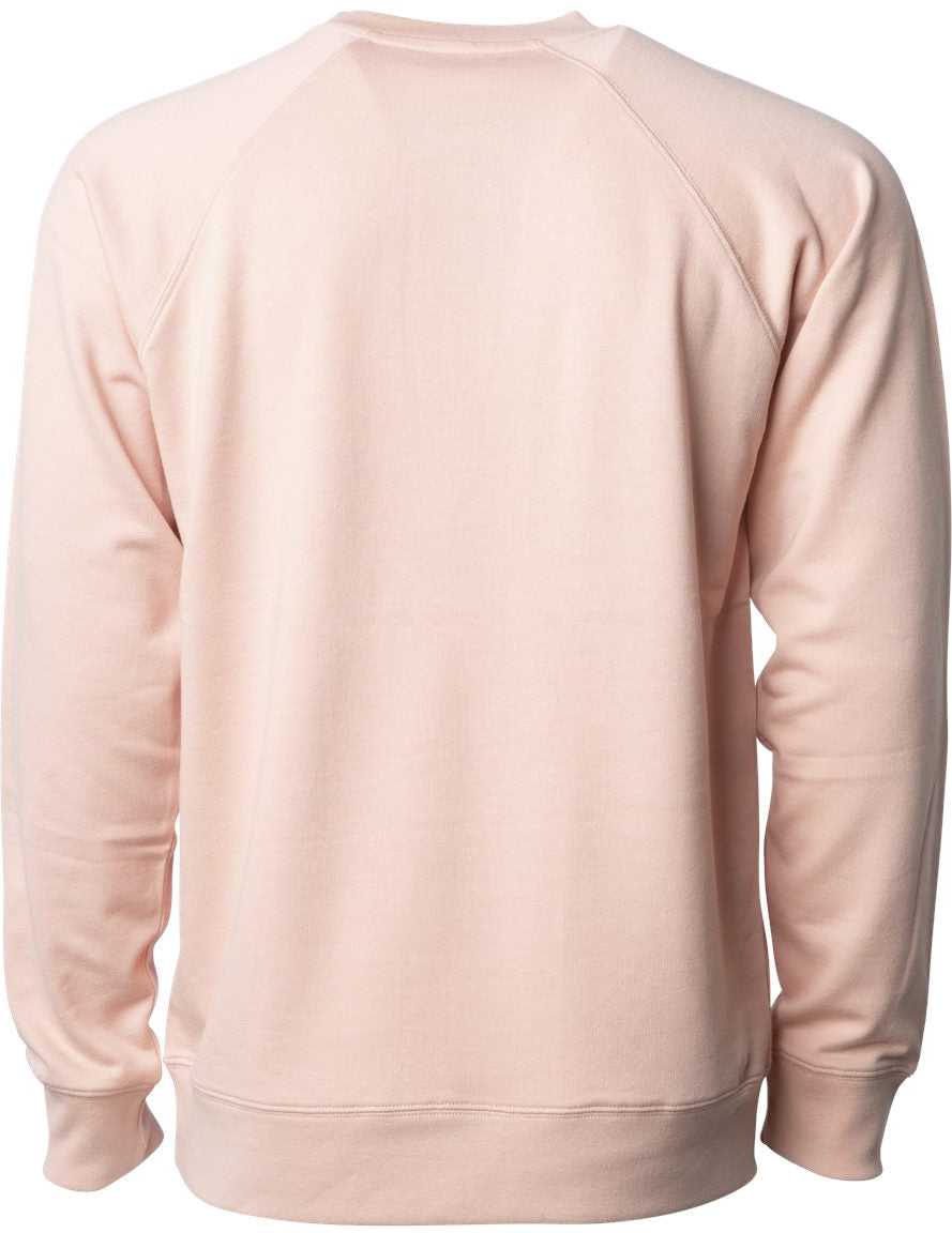 no-logo Independent Trading Co. Icon Unisex Lightweight Loopback Terry Crewneck Sweatshirt-Fleece-Independent Trading Co.-Thread Logic