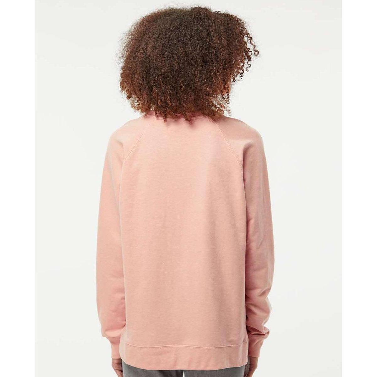 no-logo Independent Trading Co. Icon Unisex Lightweight Loopback Terry Crewneck Sweatshirt-Fleece-Independent Trading Co.-Thread Logic