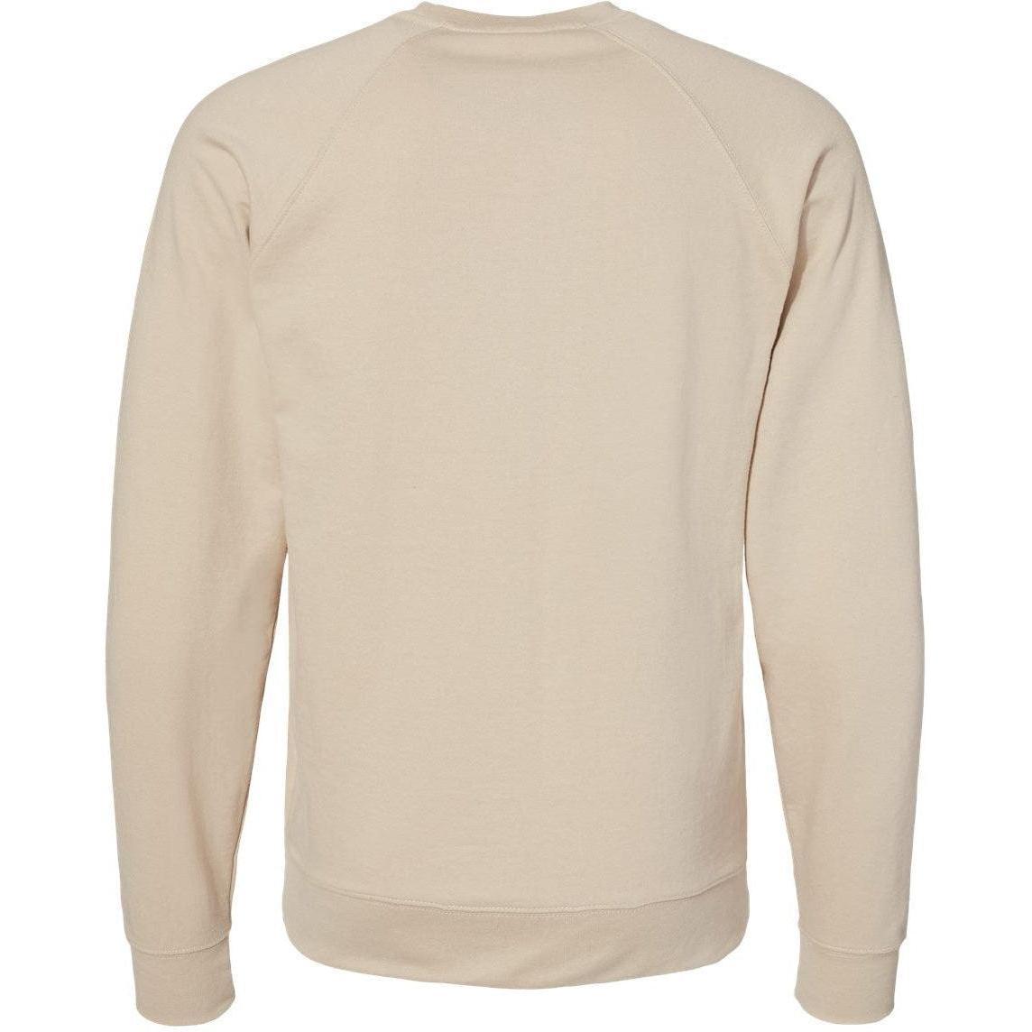 no-logo Independent Trading Co. Icon Unisex Lightweight Loopback Terry Crewneck Sweatshirt-Fleece-Independent Trading Co.-Thread Logic