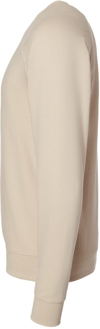 no-logo Independent Trading Co. Icon Unisex Lightweight Loopback Terry Crewneck Sweatshirt-Fleece-Independent Trading Co.-Thread Logic