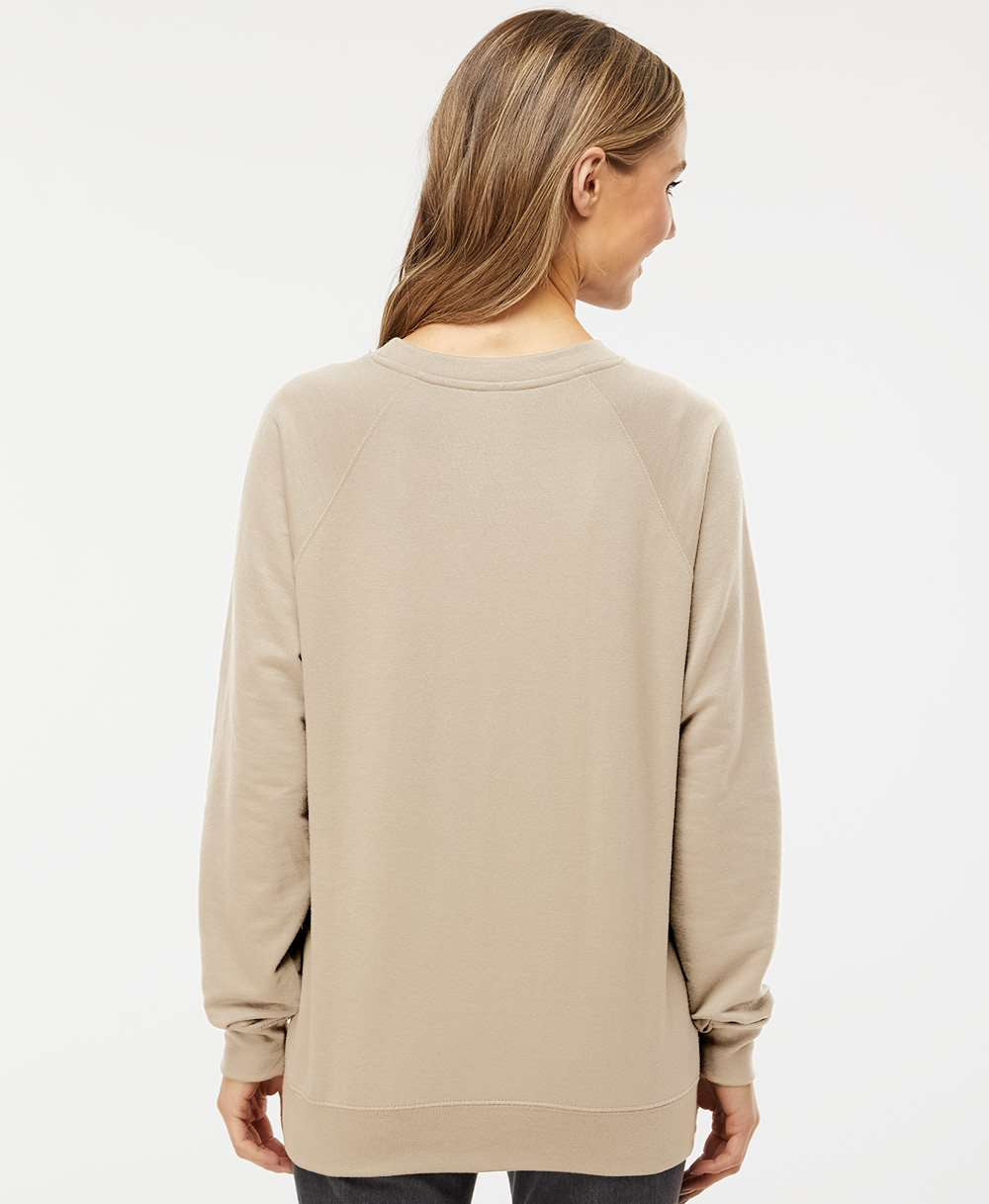 no-logo Independent Trading Co. Icon Unisex Lightweight Loopback Terry Crewneck Sweatshirt-Fleece-Independent Trading Co.-Thread Logic