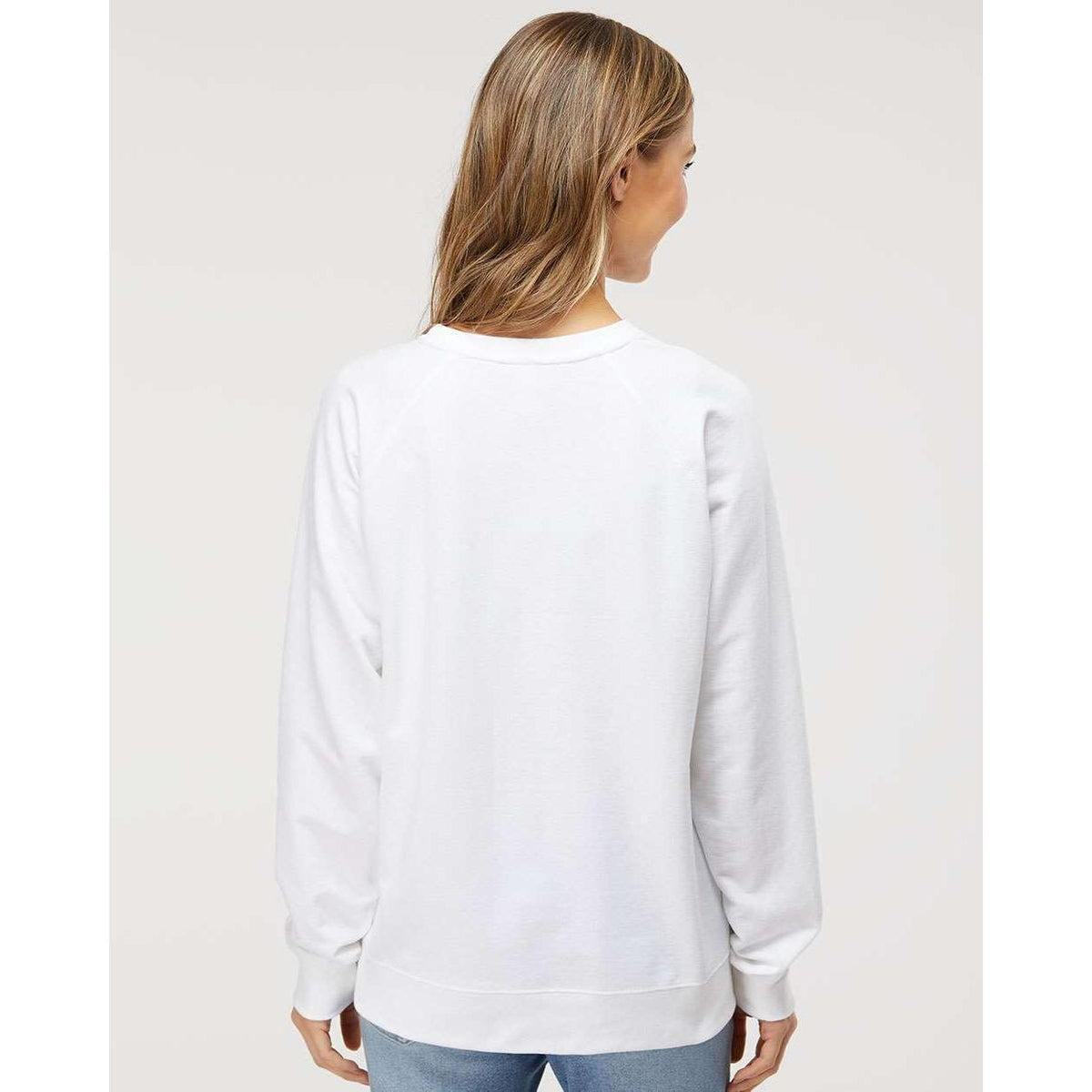 no-logo Independent Trading Co. Icon Unisex Lightweight Loopback Terry Crewneck Sweatshirt-Fleece-Independent Trading Co.-Thread Logic