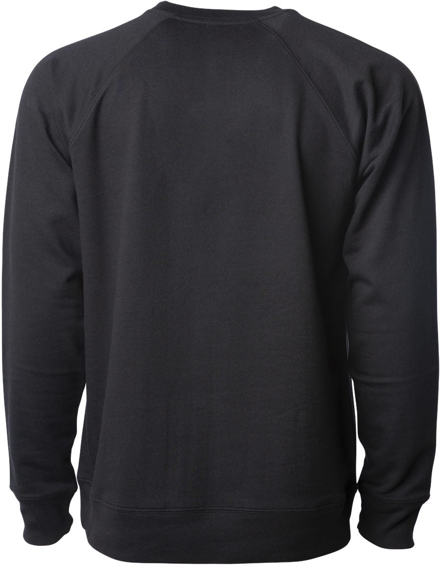 no-logo Independent Trading Co. Icon Unisex Lightweight Loopback Terry Crewneck Sweatshirt-Fleece-Independent Trading Co.-Thread Logic