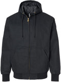 Independent Trading Co. Insulated Canvas Workwear Jacket-Apparel-Independent Trading Co.-Black-S-Thread Logic