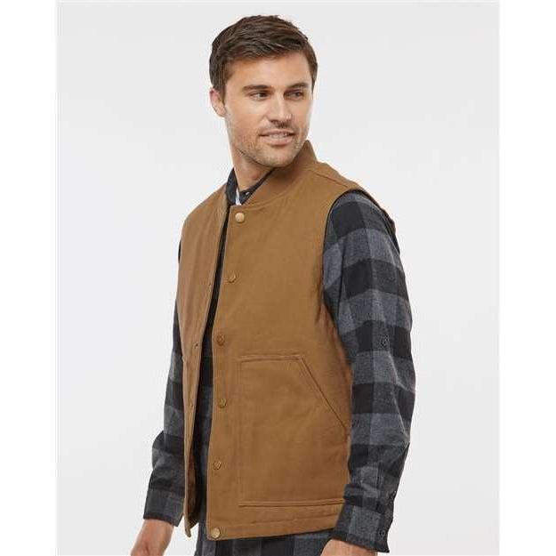 no-logo Independent Trading Co. Insulated Canvas Workwear Vest-Apparel-Independent Trading Co.-Thread Logic