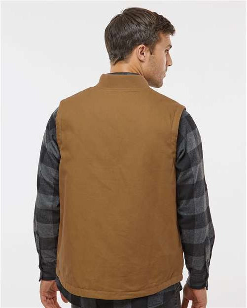 no-logo Independent Trading Co. Insulated Canvas Workwear Vest-Apparel-Independent Trading Co.-Thread Logic