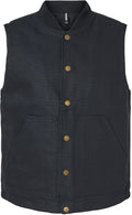 Independent Trading Co. Insulated Canvas Workwear Vest-Apparel-Independent Trading Co.-Black-S-Thread Logic