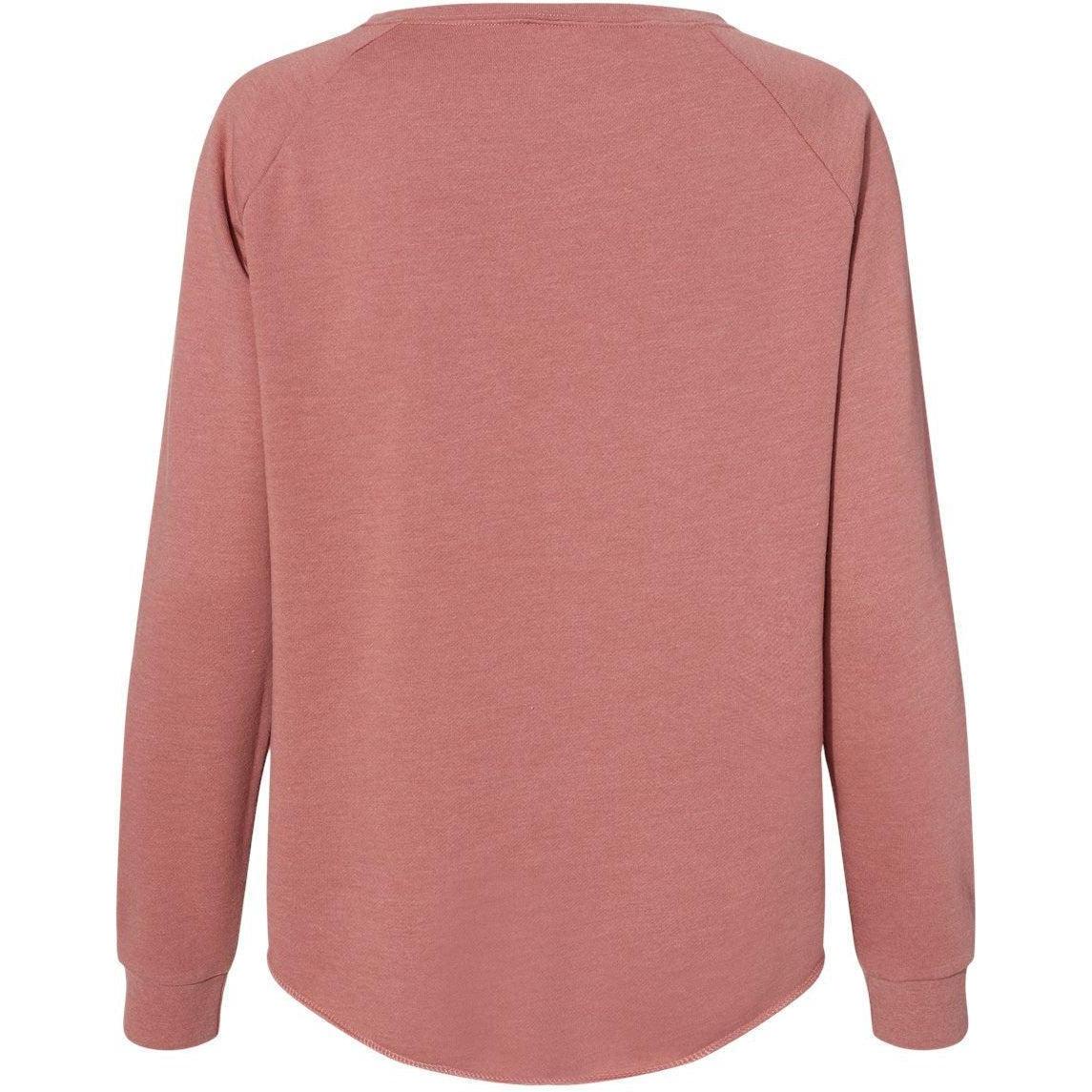 no-logo Independent Trading Co. Ladies California Wave Wash Crewneck Sweatshirt-Ladies Layering-Independent Trading Co.-Thread Logic