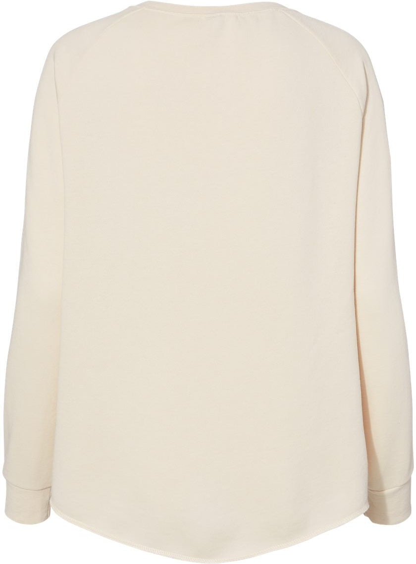 no-logo Independent Trading Co. Ladies California Wave Wash Crewneck Sweatshirt-Ladies Layering-Independent Trading Co.-Thread Logic
