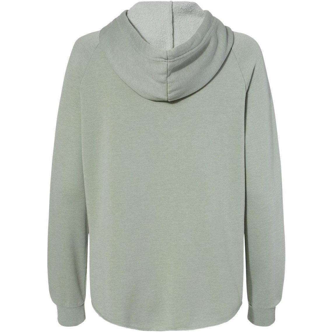 no-logo Independent Trading Co. Ladies California Wave Wash Full-Zip Hooded Sweatshirt -Ladies Layering-Independent Trading Co.-Thread Logic