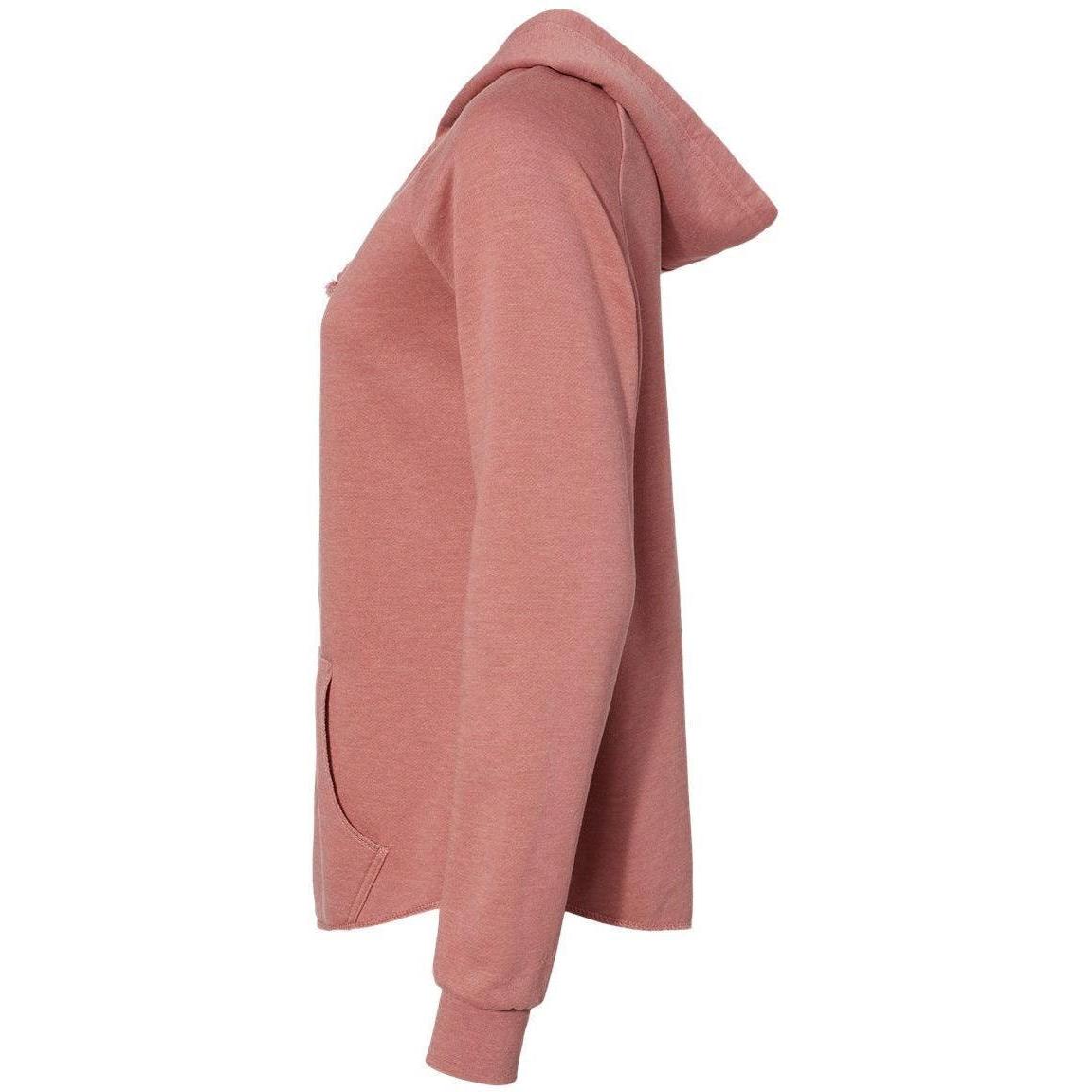 no-logo Independent Trading Co. Ladies California Wave Wash Full-Zip Hooded Sweatshirt -Ladies Layering-Independent Trading Co.-Thread Logic