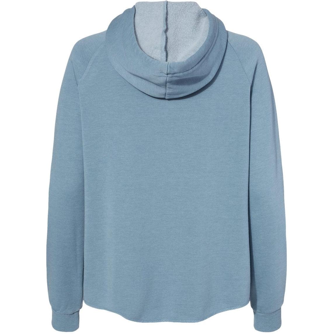 no-logo Independent Trading Co. Ladies California Wave Wash Full-Zip Hooded Sweatshirt -Ladies Layering-Independent Trading Co.-Thread Logic