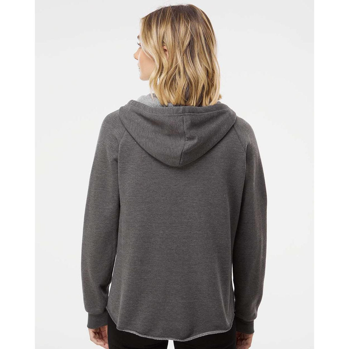 no-logo Independent Trading Co. Ladies California Wave Wash Full-Zip Hooded Sweatshirt -Ladies Layering-Independent Trading Co.-Thread Logic