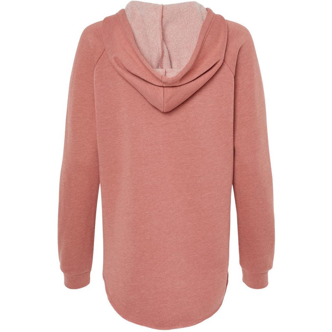 no-logo Independent Trading Co. Ladies Lightweight California Wave Wash Hooded Sweatshirt-Ladies Layering-Independent Trading Co.-Thread Logic