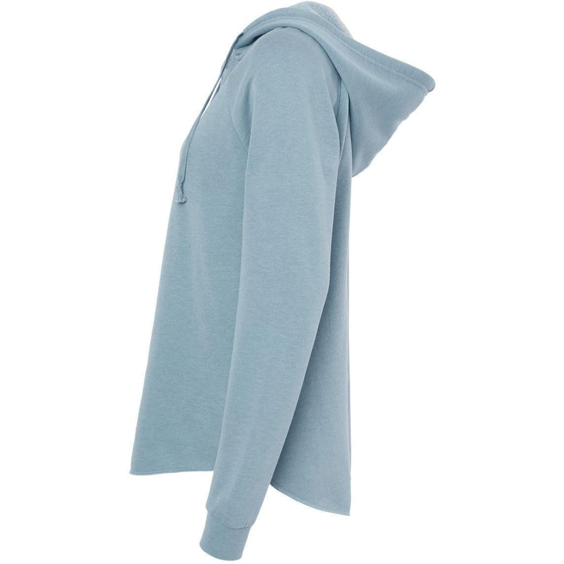 no-logo Independent Trading Co. Ladies Lightweight California Wave Wash Hooded Sweatshirt-Ladies Layering-Independent Trading Co.-Thread Logic