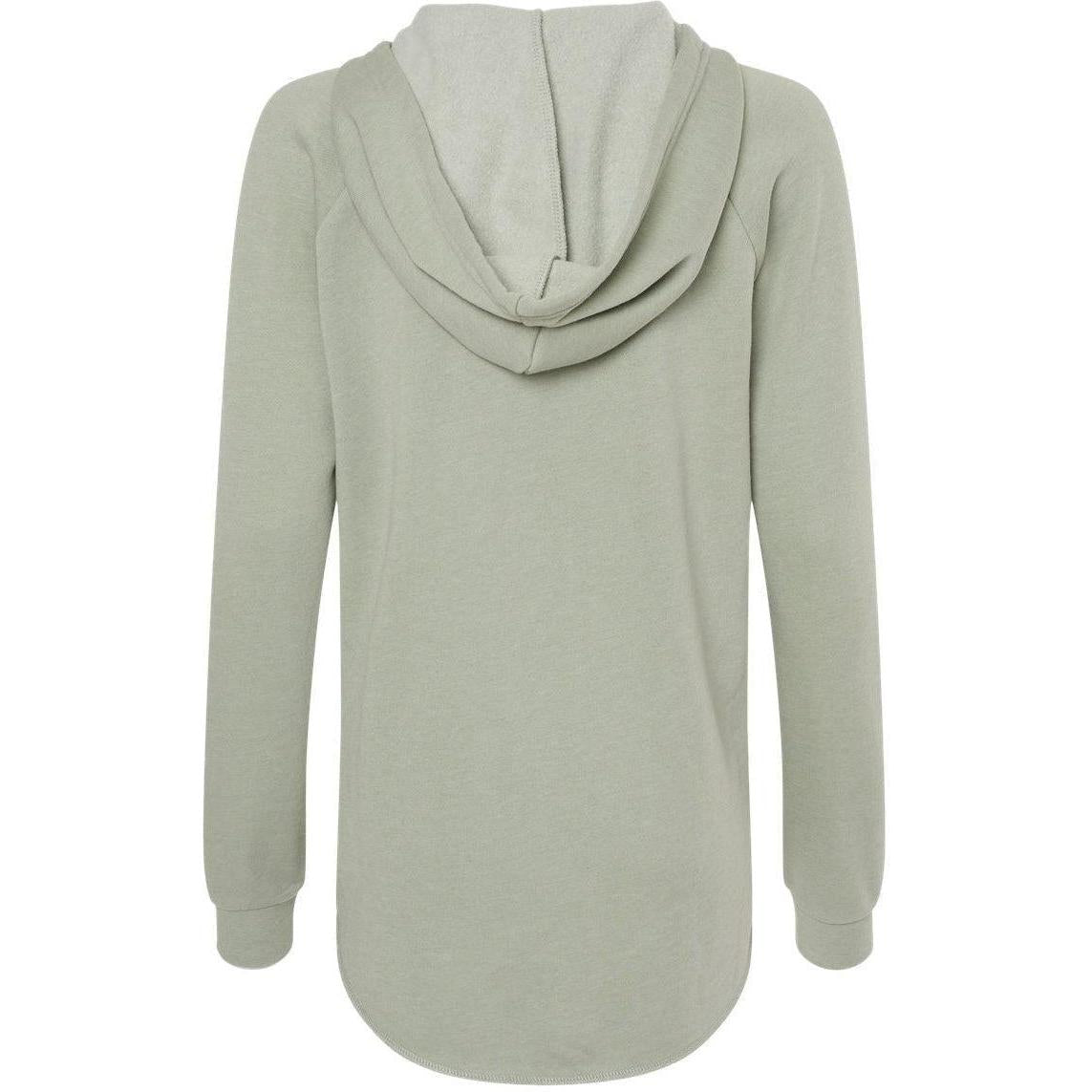 no-logo Independent Trading Co. Ladies Lightweight California Wave Wash Hooded Sweatshirt-Ladies Layering-Independent Trading Co.-Thread Logic