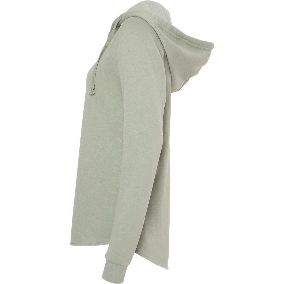 no-logo Independent Trading Co. Ladies Lightweight California Wave Wash Hooded Sweatshirt-Ladies Layering-Independent Trading Co.-Thread Logic