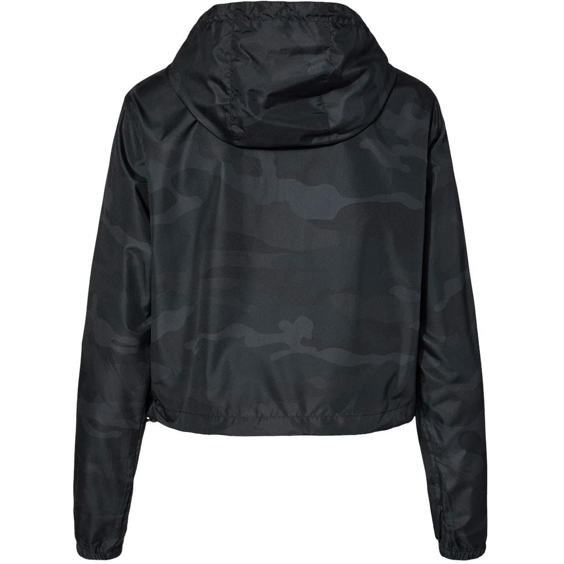 no-logo Independent Trading Co. Ladies Lightweight Quarter-Zip Pullover Crop Windbreaker-Outerwear-Independent Trading Co.-Thread Logic
