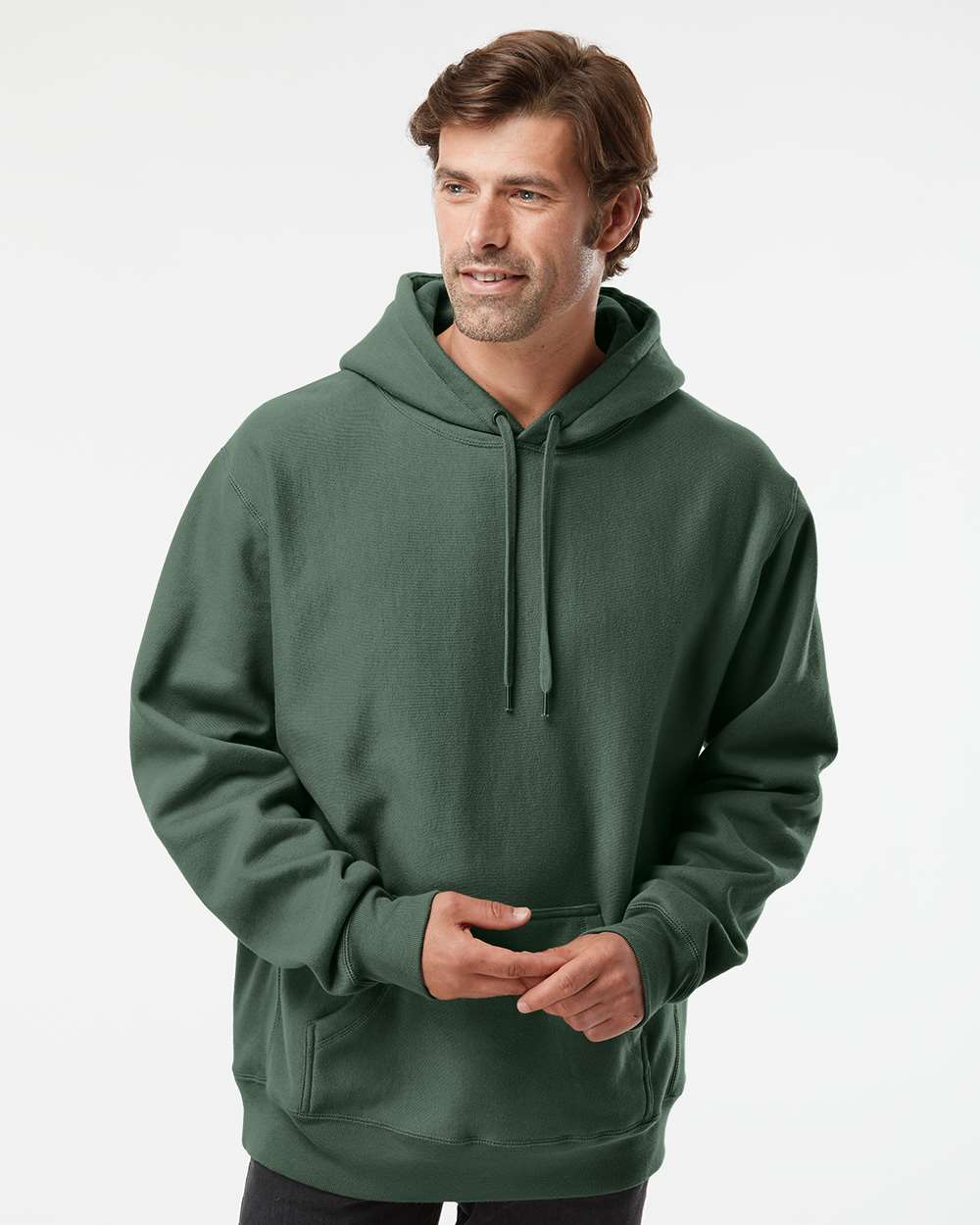no-logo Independent Trading Co. Legend Heavyweight Cross-Grain Hoodie-Men's Layering-Independent Trading Co.-Thread Logic