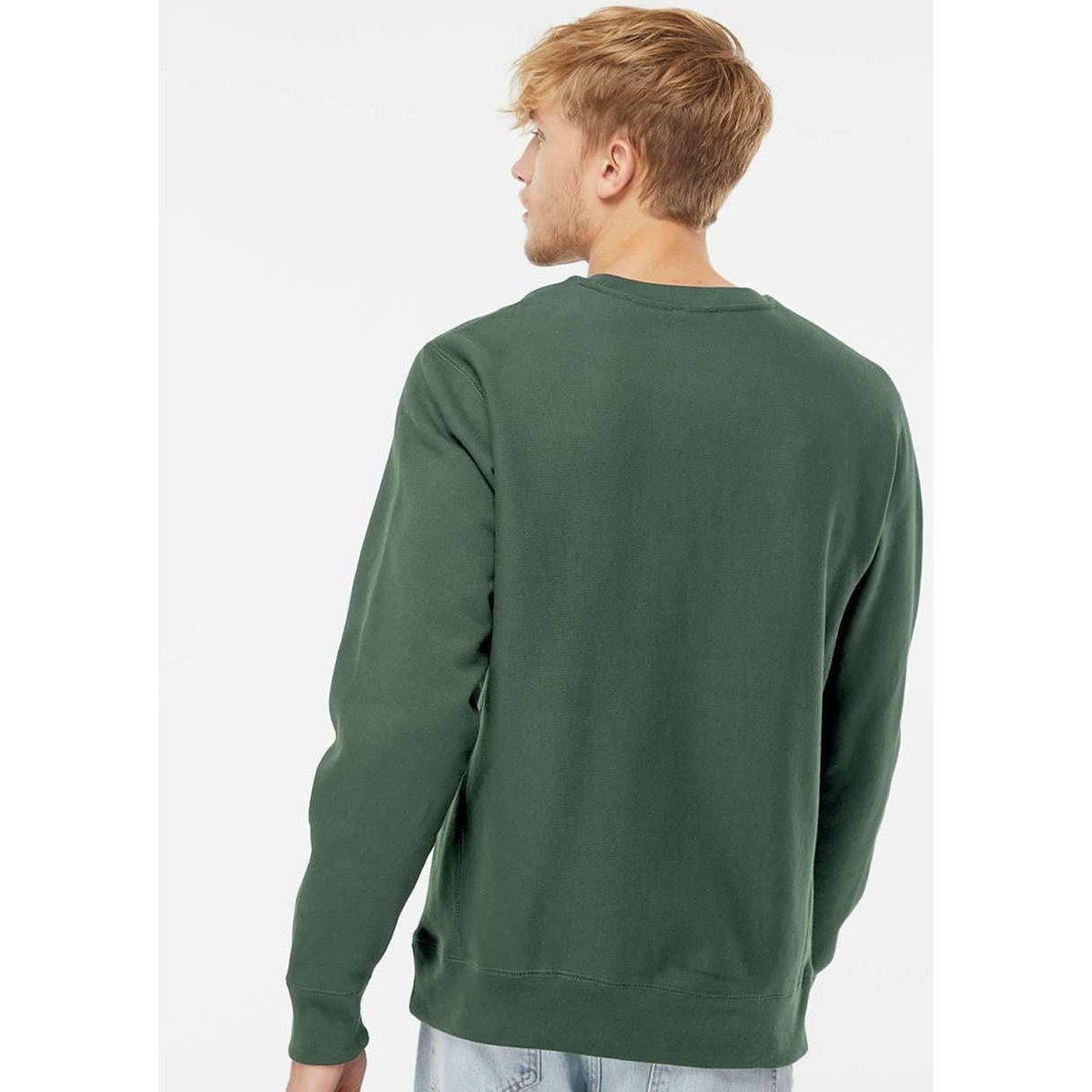 no-logo Independent Trading Co. Legend Premium Heavyweight Cross-Grain Sweatshirt-Men's Layering-Independent Trading Co.-Thread Logic