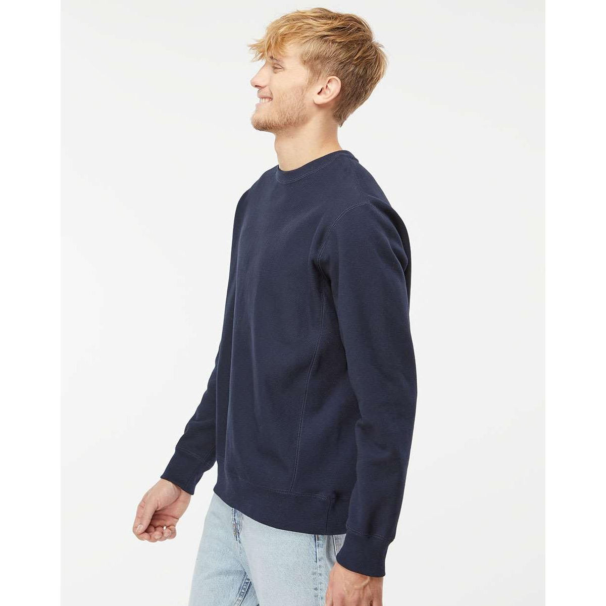 no-logo Independent Trading Co. Legend Premium Heavyweight Cross-Grain Sweatshirt-Men's Layering-Independent Trading Co.-Thread Logic