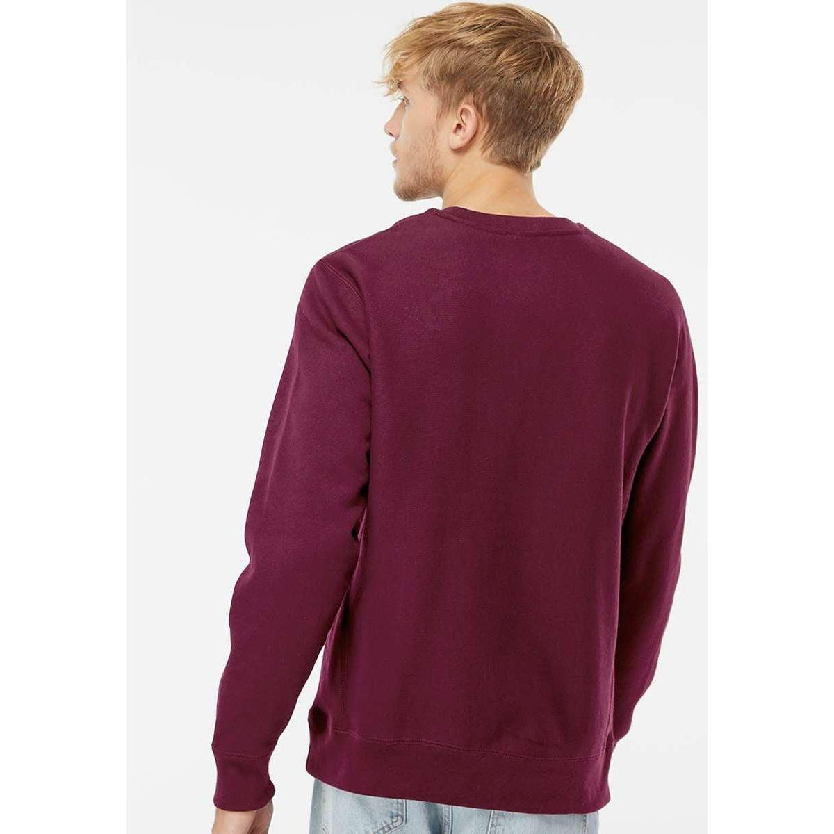 no-logo Independent Trading Co. Legend Premium Heavyweight Cross-Grain Sweatshirt-Men's Layering-Independent Trading Co.-Thread Logic