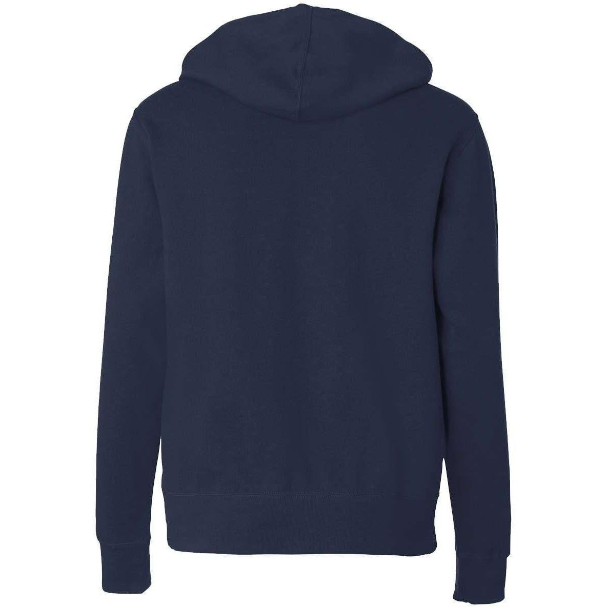 no-logo Independent Trading Co. Lightweight Full-Zip Hooded Sweatshirt-Men's Layering-Independent Trading Co.-Thread Logic