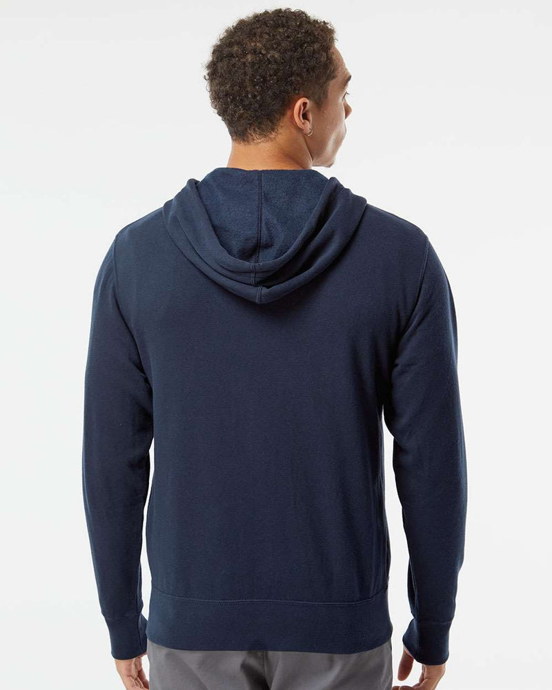 no-logo Independent Trading Co. Lightweight Full-Zip Hooded Sweatshirt-Men's Layering-Independent Trading Co.-Thread Logic