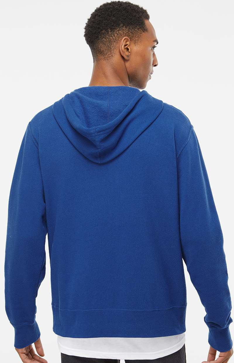 no-logo Independent Trading Co. Lightweight Full-Zip Hooded Sweatshirt-Men's Layering-Independent Trading Co.-Thread Logic