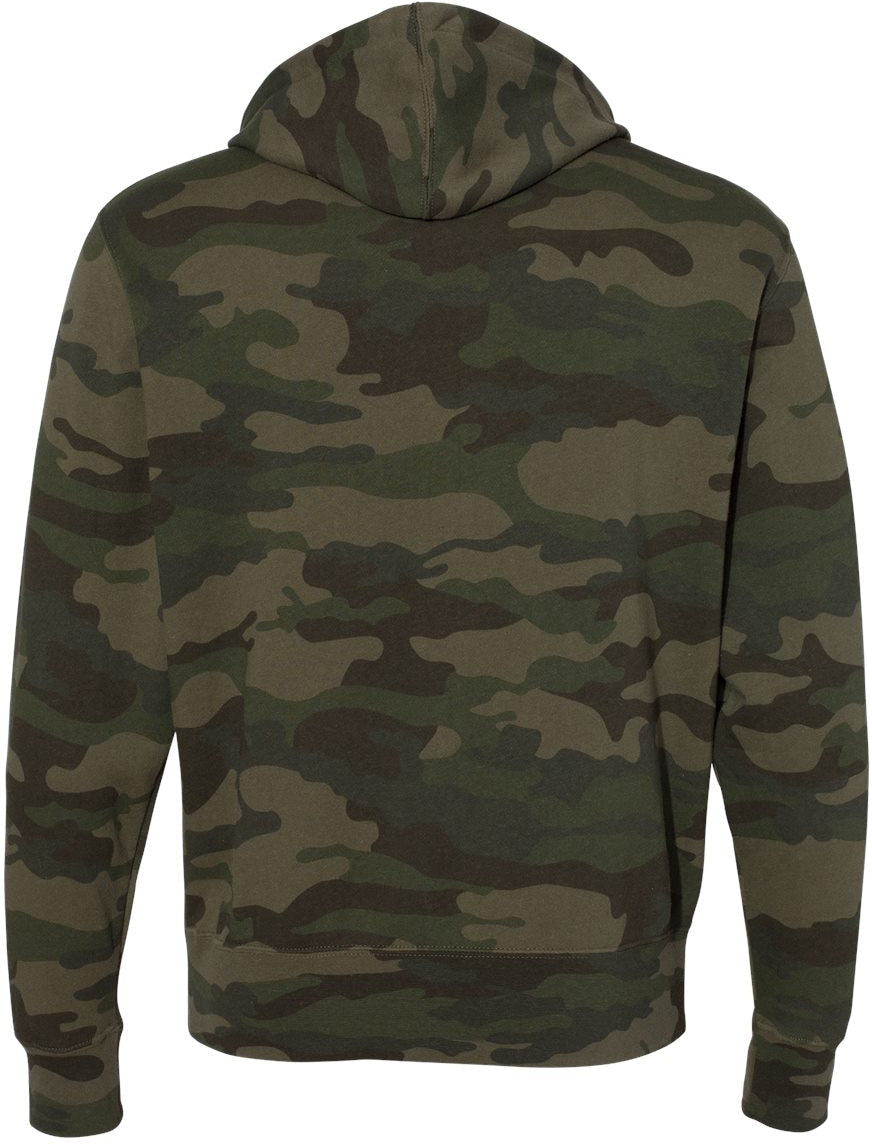 no-logo Independent Trading Co. Lightweight Full-Zip Hooded Sweatshirt-Men's Layering-Independent Trading Co.-Thread Logic