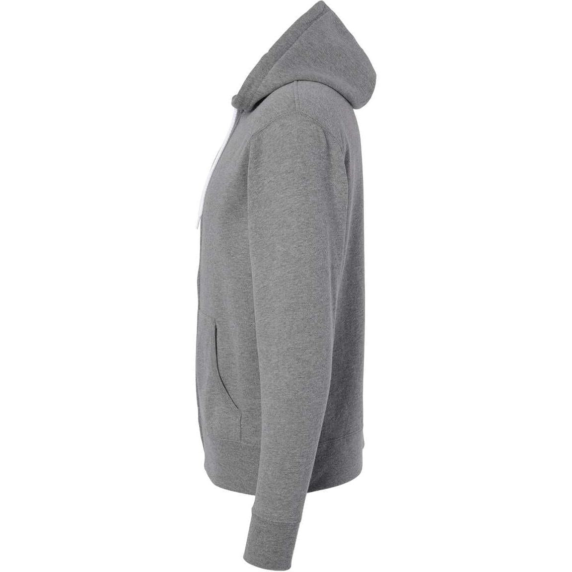 no-logo Independent Trading Co. Lightweight Full-Zip Hooded Sweatshirt-Men's Layering-Independent Trading Co.-Thread Logic
