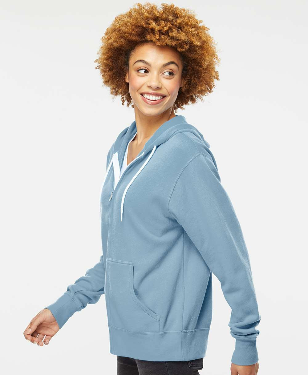 no-logo Independent Trading Co. Lightweight Full-Zip Hooded Sweatshirt-Men's Layering-Independent Trading Co.-Thread Logic